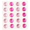 12 Packs: 20 ct. (240 total) Pink & Fuchsia Rhinestone Stickers by Recollections™